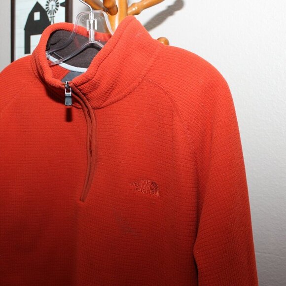 The North Face Mens Waffle Fleece 1/4 Zip Pullover Size XL - Picture 2 of 8